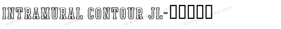 Intramural Contour JL字体转换